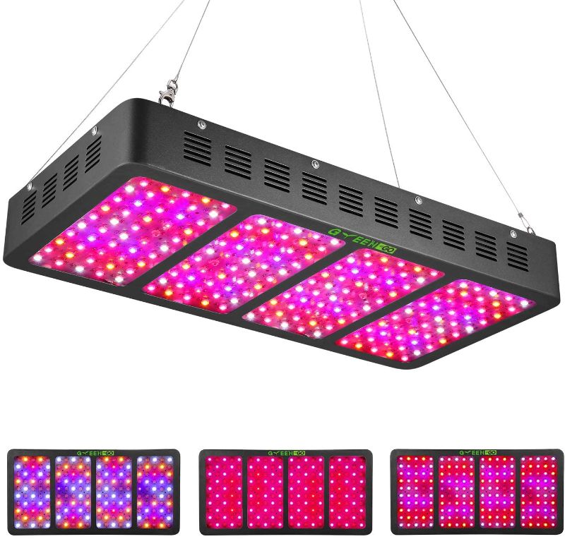 Photo 3 of 2000W LED Grow Light Full Spectrum with Veg&Bloom Switch,GREENGO Triple-Chips LED Grow Lamp with Daisy Chain for Indoor Plants Veg and Flower
