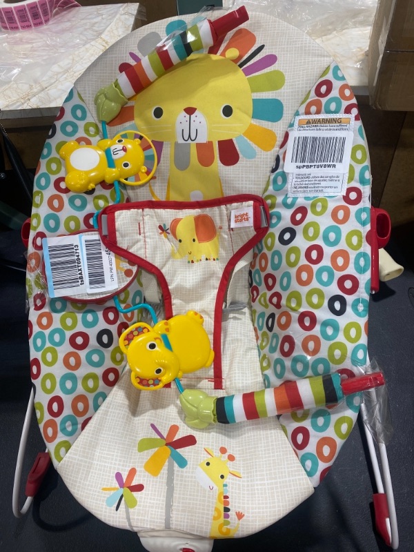 Photo 2 of Bright Starts Playful Pinwheels Bouncer with Vibrating Seat
