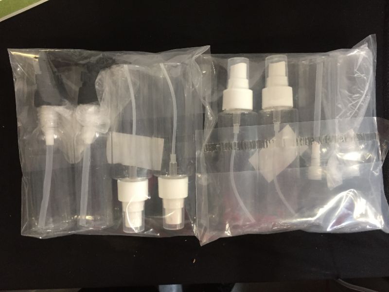 Photo 1 of 5 packs of travel sized pump and spray (4 in each pack)