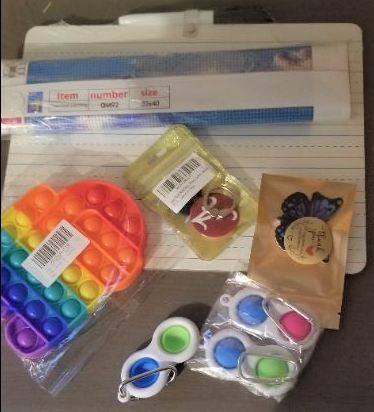 Photo 1 of Box lot - kids items 