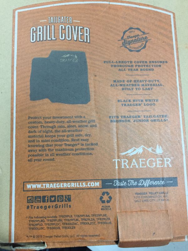 Photo 3 of 
Traeger BAC374 20 Series Full Length Grill Cover