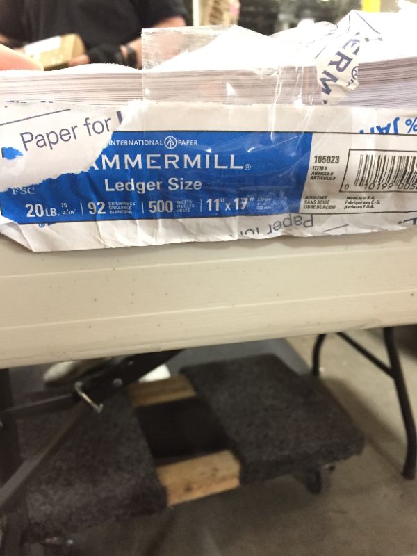 Photo 2 of Hammermill® Copy Plus Paper, 92 Brightness, 20 lb - White (500 Sheets Per Ream)