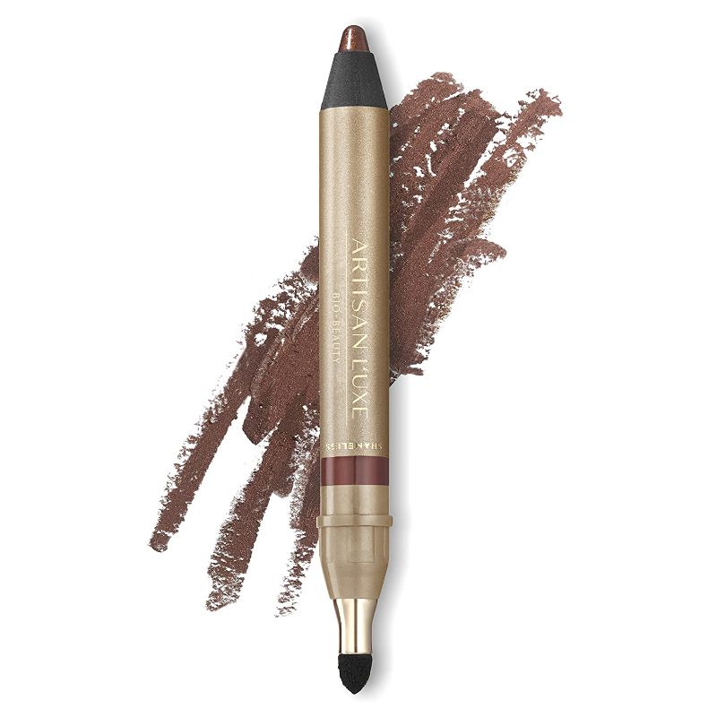 Photo 1 of Artisan L'uxe Beauty Velvet Jumbo Eyeliner Pencil - Smokey Eyes in 3 Minutes - Water-Resistant, Smudge-Proof, Long-Lasting - Age-Defying Essential Oils - Shameless (Shade: Shimmering Bronze)