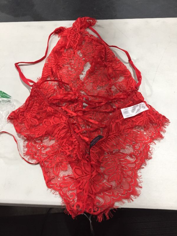 Photo 2 of Avid Love lingerie red LARGE 