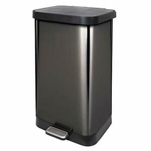 Photo 1 of 20Gall/75.5 Liter Extra Capacity Stainless Steel Step Trash Can with Odor Protection