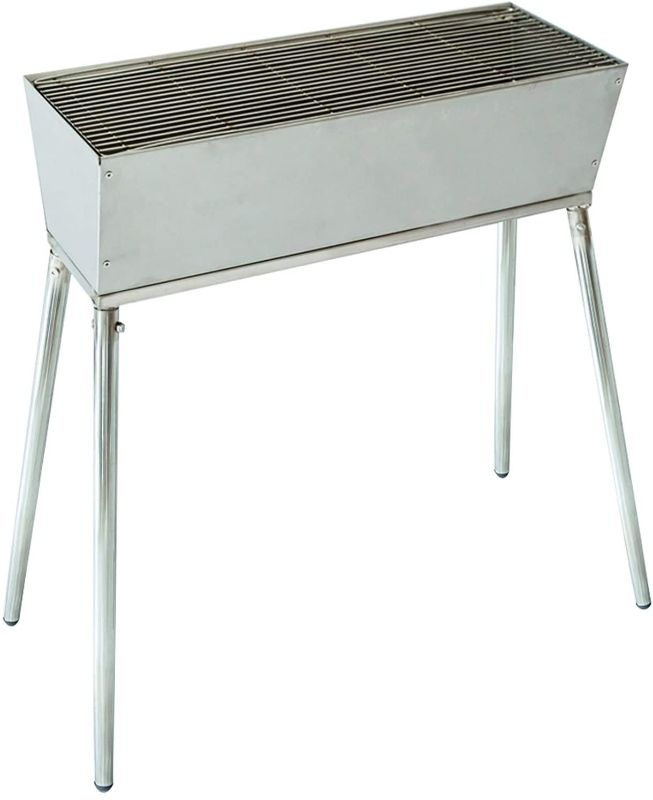 Photo 1 of C-Hopetree Stainless Steel Charcoal BBQ - Portable Outdoor Kebab Griller