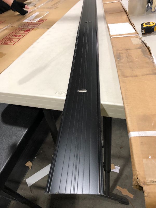 Photo 2 of Aluminum Siding Black 6' x 4" 4 Pack 