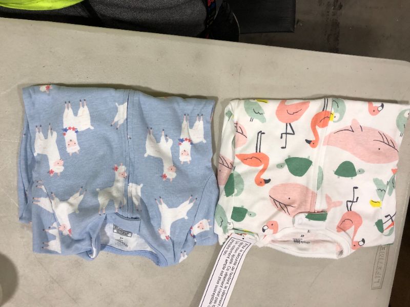 Photo 1 of Snug Fit Footed Cotton Pajamas 4T 2 Pack 