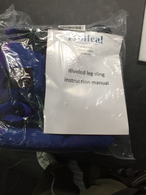 Photo 2 of ProHeal Universal Lift U Sling, X Large, 70"L x 45.5" - Polyester Divided Leg Slings for Patient Lifts - Compatible with Hoyer, Invacare, McKesson, Drive, Lumex, Medline, Joerns and More
