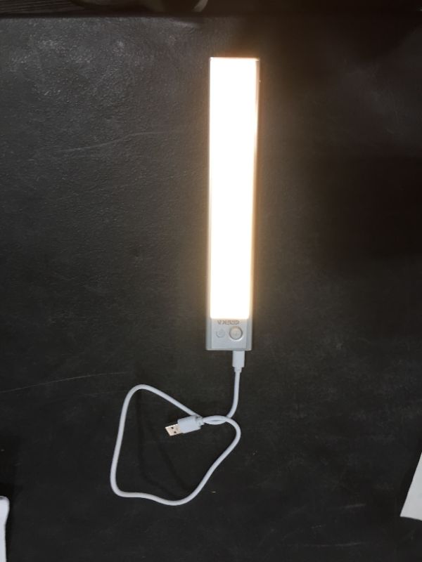 Photo 1 of LED Closet Light,74 LED Dimmable Under Cabinet Lighting USB Rechargeable Under Cabinet Lights,Adjustable 3 Color Temperature/Brightness Motion Sensor Light for Stairway, Wardrobe, Kitchen, Hallway
