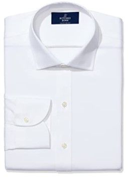 Photo 1 of Buttoned Down Men's Slim Fit Spread Collar Pinpoint Dress Shirt