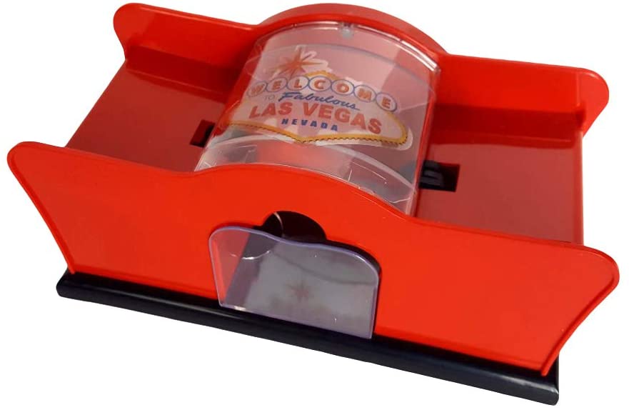 Photo 1 of CHH Card Shuffler 2 Deck Hand Crank, "Welcome To Las Vegas"