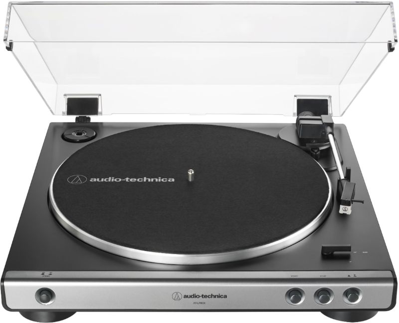 Photo 1 of Audio-Technica - Stereo Turntable - Black/Gunmetal