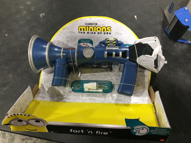 Photo 2 of Minions: Fart 'n Fire Super-Size Blaster with 20 Plus Fart Sounds and Realistic Far Mist