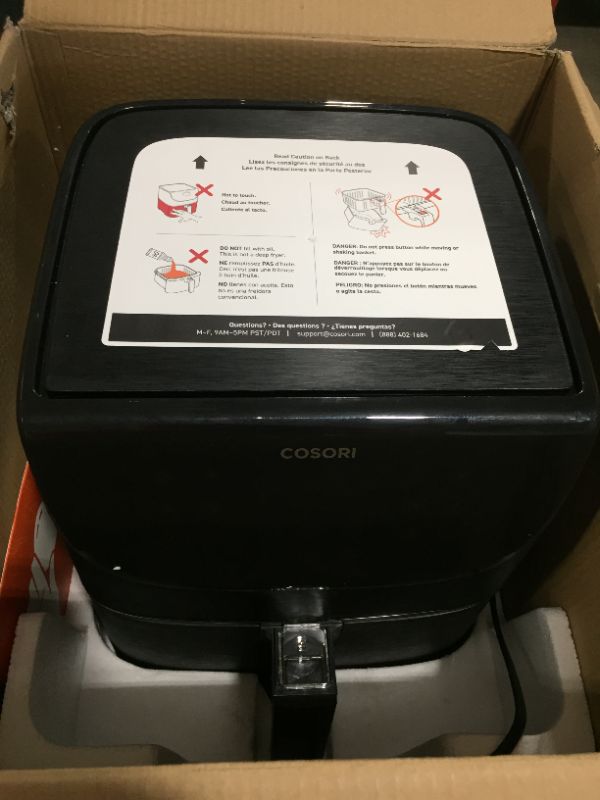 Photo 1 of Cosori Air Fryer,Max XL 5.8 Quart,1700-Watt Electric Hot Air Fryers Oven