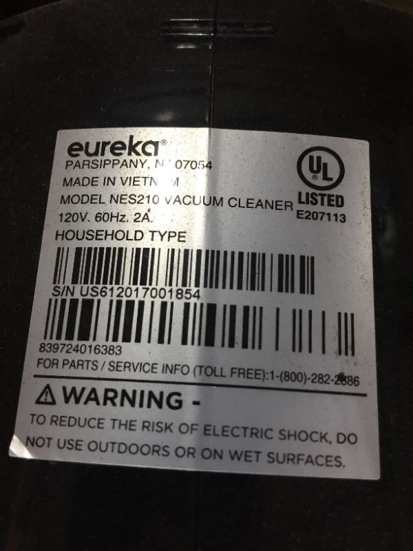 Photo 3 of Eureka Blaze 3-in-1 Swivel Lightweight Bagless Stick Vacuum