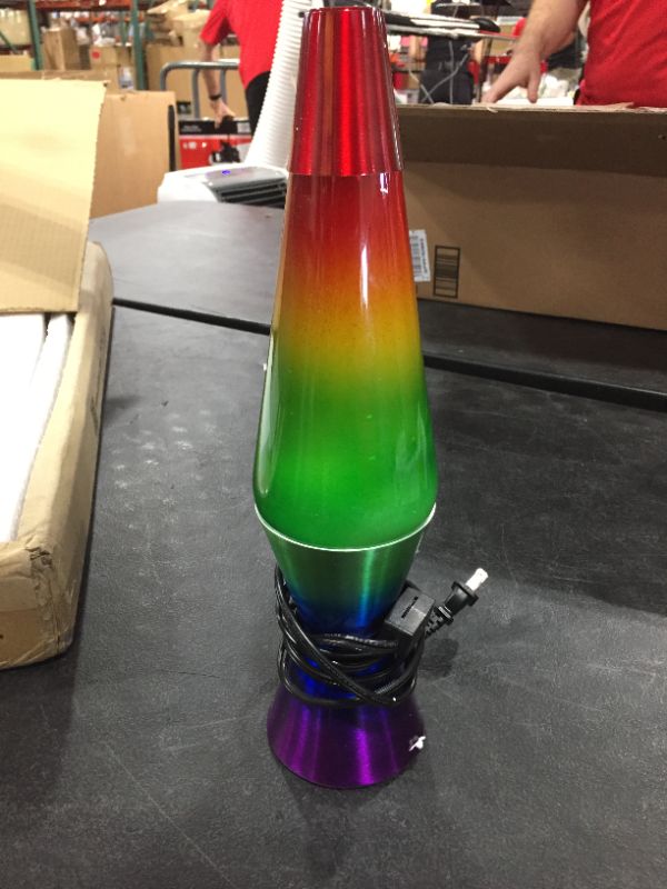 Photo 2 of Lava Lamp - 14.5" Rainbow