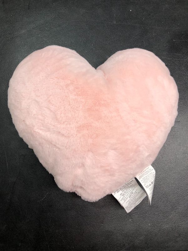 Photo 2 of Amazon Basics Kids Decorative Pillow Peony Pink Heart