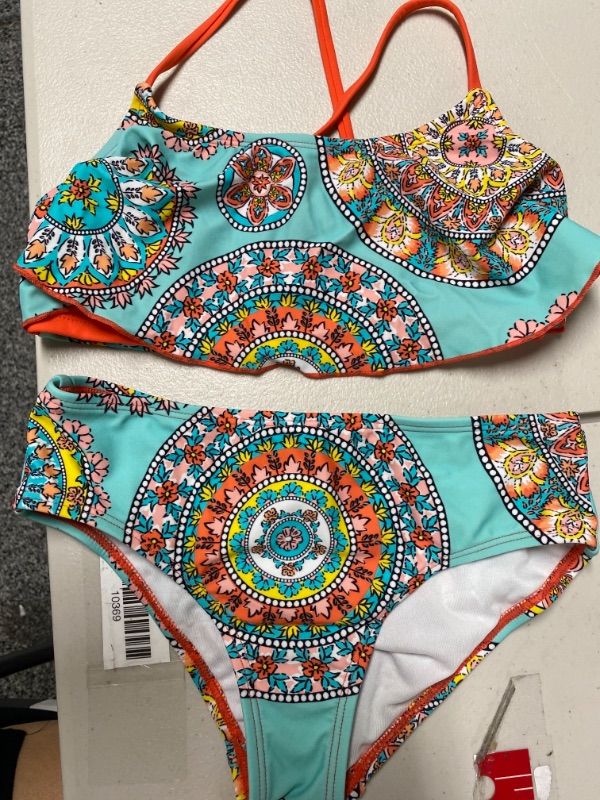 Photo 1 of Girls size 10 2 piece bikini