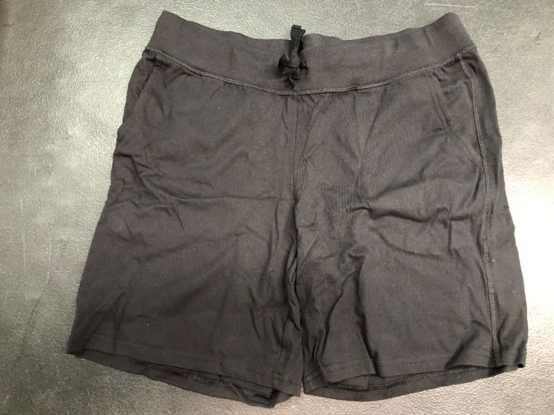 Photo 2 of Hanes Womens Cotton Short with Pockets and Drawstring Waist Medium