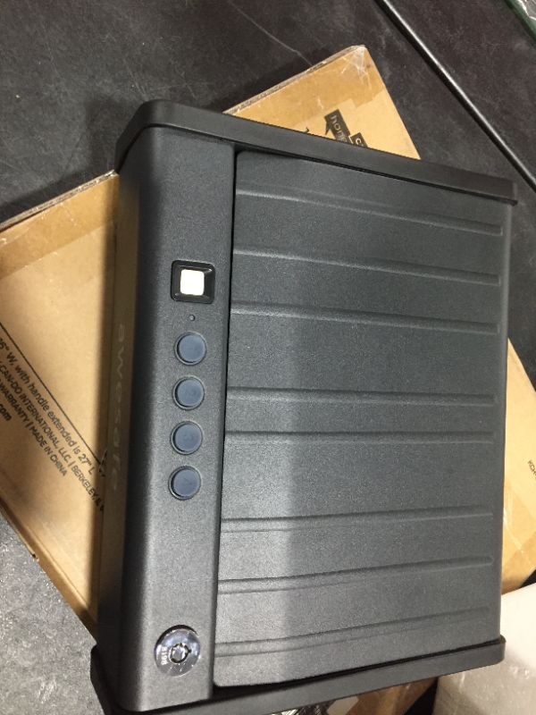 Photo 2 of awesafe Gun Safe with Fingerprint Identification and Biometric Lock MISSING KEY OUT OF BOX
