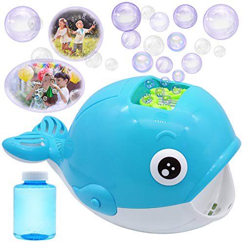 Photo 1 of JOYIN Bubble Machine Whale Bubble Maker Automatic Bubble Blower with 100 ml 34oz Bubble Solution