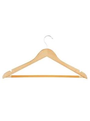 Photo 1 of 24 Pack Non Slip Wooden Coat Hangers