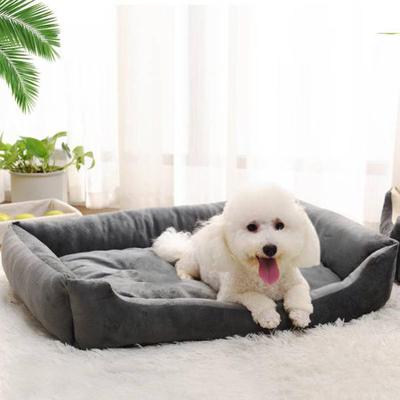 Photo 1 of [HOBBYZOO] Wadding Bed Pad Mat Cushion for Dog Cat Pet Gray