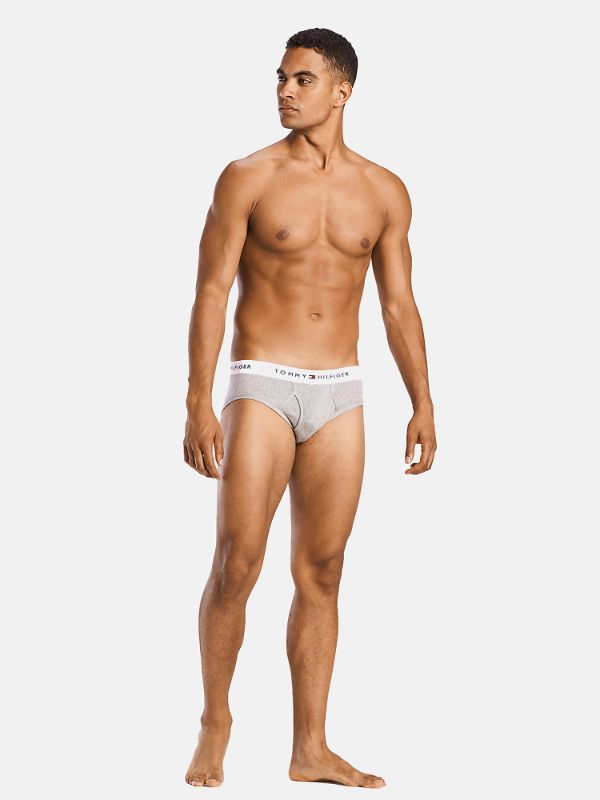 Photo 1 of Blue Grey COTTON CLASSICS BRIEF 4PK Medium