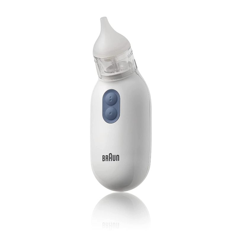 Photo 1 of Braun Nasal Aspirator – Quickly and Gently Clear Stuffed Infant Noses, Toddler and Baby Nasal Aspirator with Two Adjustable Nasal Tips and Two Suction Levels
