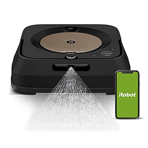 Photo 1 of iRobot Braava jet m6 Ultimate Robot Mop- Wi-Fi Connected, Precision Jet Spray, Smart Mapping, Compatible with Alexa, Ideal for Multiple Rooms, Recharges and Resumes