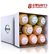 Photo 1 of Albessel Bath Bombs Gift Set, Smoothe Your Skin, Prefect for Bubble & Spa Bath, 4 Colors, 2 BOXES, 16 BATH BOMBS TOTAL