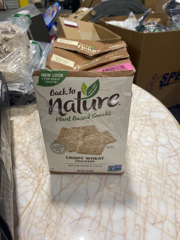 Photo 2 of Back to Nature Crackers, Non-GMO Crispy Wheat, 8 Ounce (Pack of 3)
