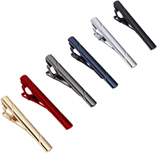 Photo 1 of Tornito 6Pcs Tie Clips Set for Men Tie Bar Clip Set for Regular Skinny Ties Necktie Wedding Business Clips for Men
