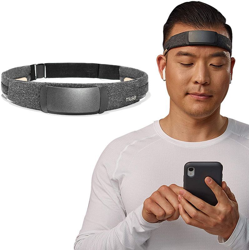 Photo 1 of MUSE S: The Brain Sensing Headband - Overnight Sleep Tracker & Meditation Headset Device - Multi Sensor Monitor with Responsive Sound Feedback Guidance from Brain Wave, Heart, Body & Breath Activity
