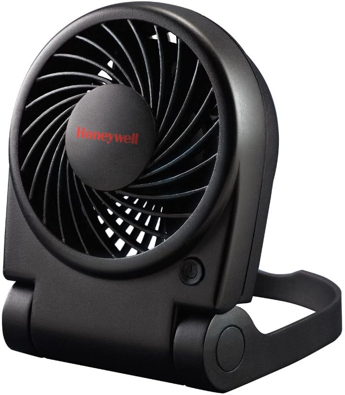 Photo 1 of Honeywell HTF090B Turbo on the Go Personal Fan, Black – Small, Portable Fan
