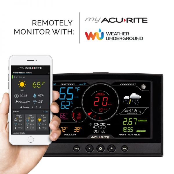 Photo 1 of ACURITE IRIS™ (5-IN-1) DIRECT-TO-WI-FI DISPLAY