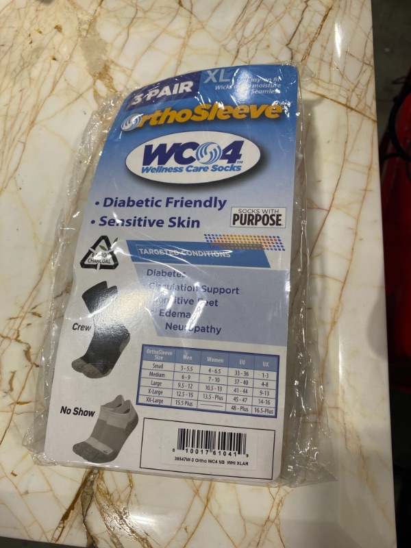 Photo 1 of Diabetic and Neuropathy Non-Binding Wellness Socks by OrthoSleeve WC4 Improves Circulation and Helps with Edema