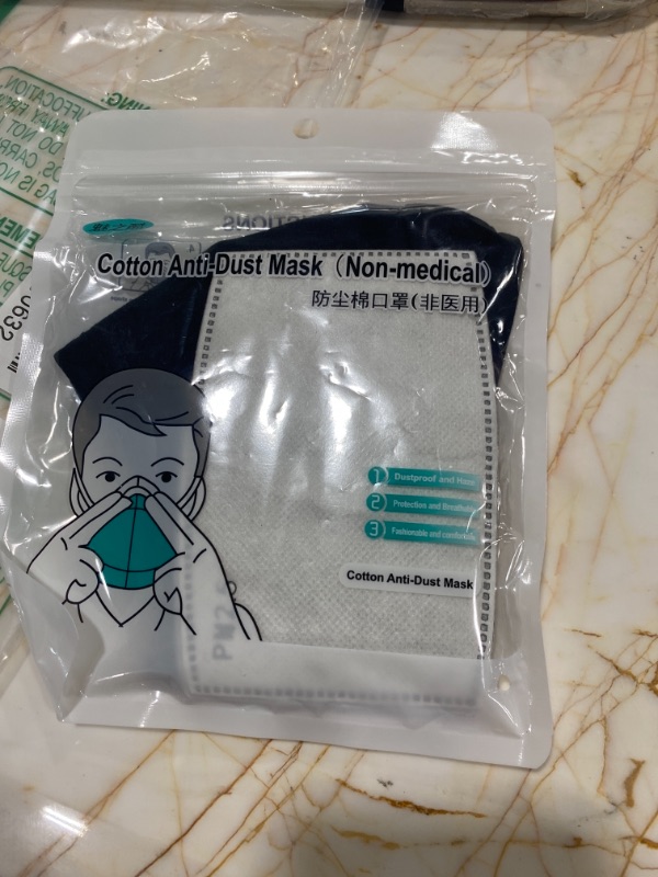 Photo 1 of cotton anit dust mask (non medical)