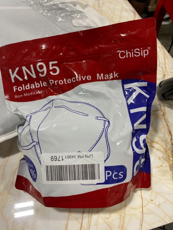 Photo 2 of ChiSip KN95 Face Mask, 5-Ply Cup Dust Safety Masks, Breathable Protection Masks Against PM2.5 for Men & Women, Black
