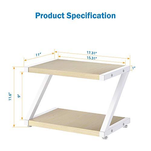 Photo 1 of HNWPS Desktop Stand for Printer - Desktop Shelf with Anti - Skid Pads
