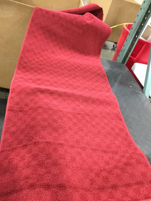 Photo 1 of 2FT X 8FT HALLWAY RUG RED 