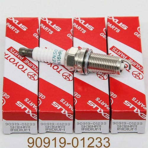 Photo 1 of 4 x Laser Iridium Spark Plugs Replacement 90919-01233 SK16HR11