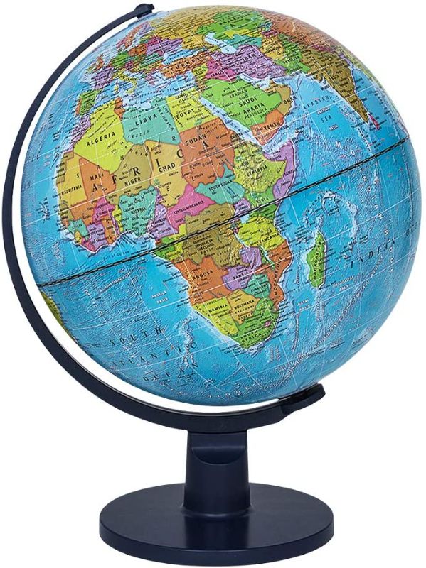 Photo 1 of Waypoint Geographic Light Up Globe for Kids - Scout 12” Desk Classroom Decorative Illuminated Globe with Stand, More Than 4000 Names, Places - Current World Globe
