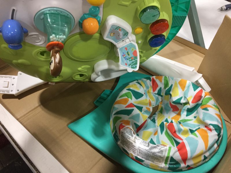 Photo 3 of Bright Starts Around We Go 2-in-1 Walk-Around Activity Center & Table, Tropic Cool