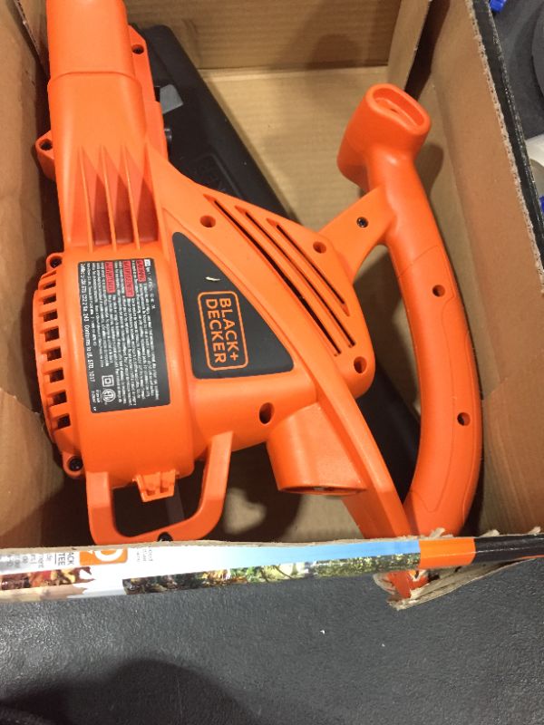 Photo 2 of BLACK+DECKER Electric Leaf Blower, 7-Amp (LB700)
