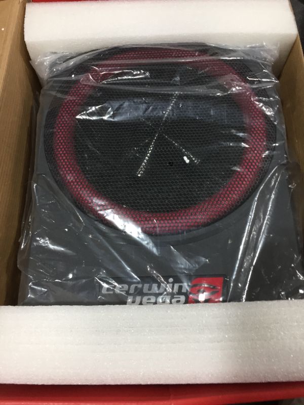 Photo 1 of Cerwin Vega VPAS10 10" 2? 550W Max / 200W RMS Powered Active Subwoofer Enclosure + Bass Knob