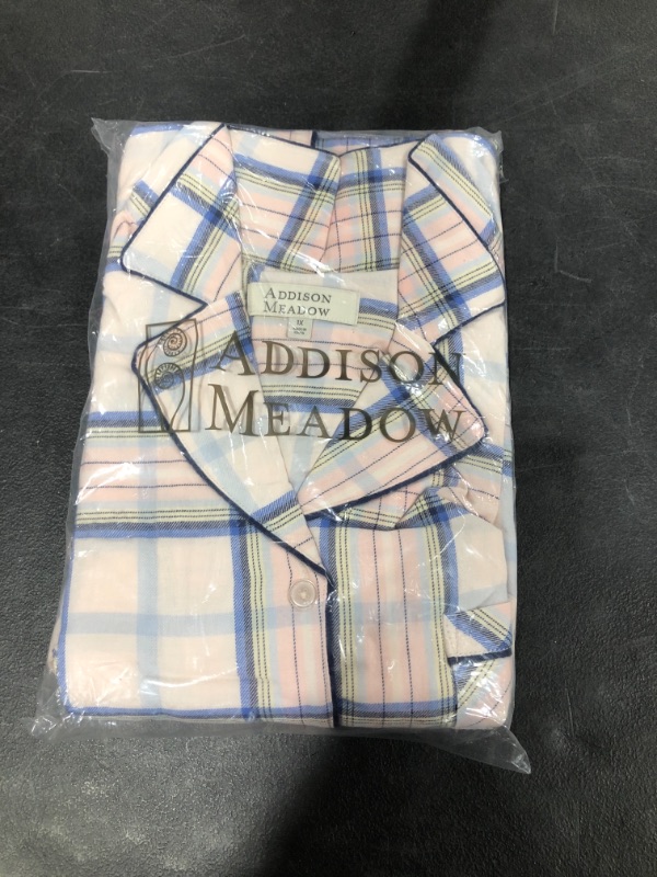 Photo 2 of Addison Meadow Frosted Flannel Pajamas - Pink Plaid  SIZE 1XL