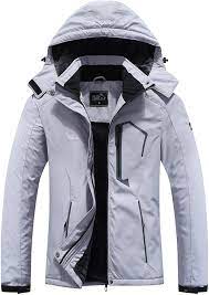 Photo 1 of Pooluly Women's Ski Jacket Warm Winter Waterproof Windbreaker Hooded Raincoat Snowboarding Jackets, SIZE XL