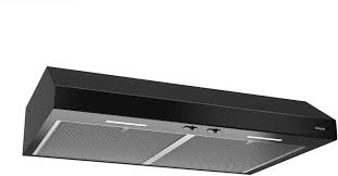 Photo 2 of Broan Glacier 30-Inch Convertible Under-Cabinet Range Hood, Black